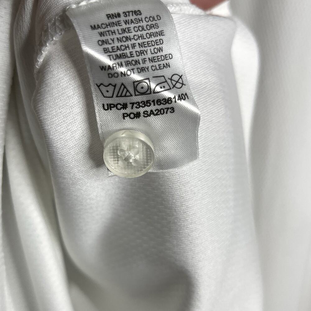 Callaway White Golf Polo Shirt Lightweight Performance Activewear Men Size XXL - Picture 5 of 5